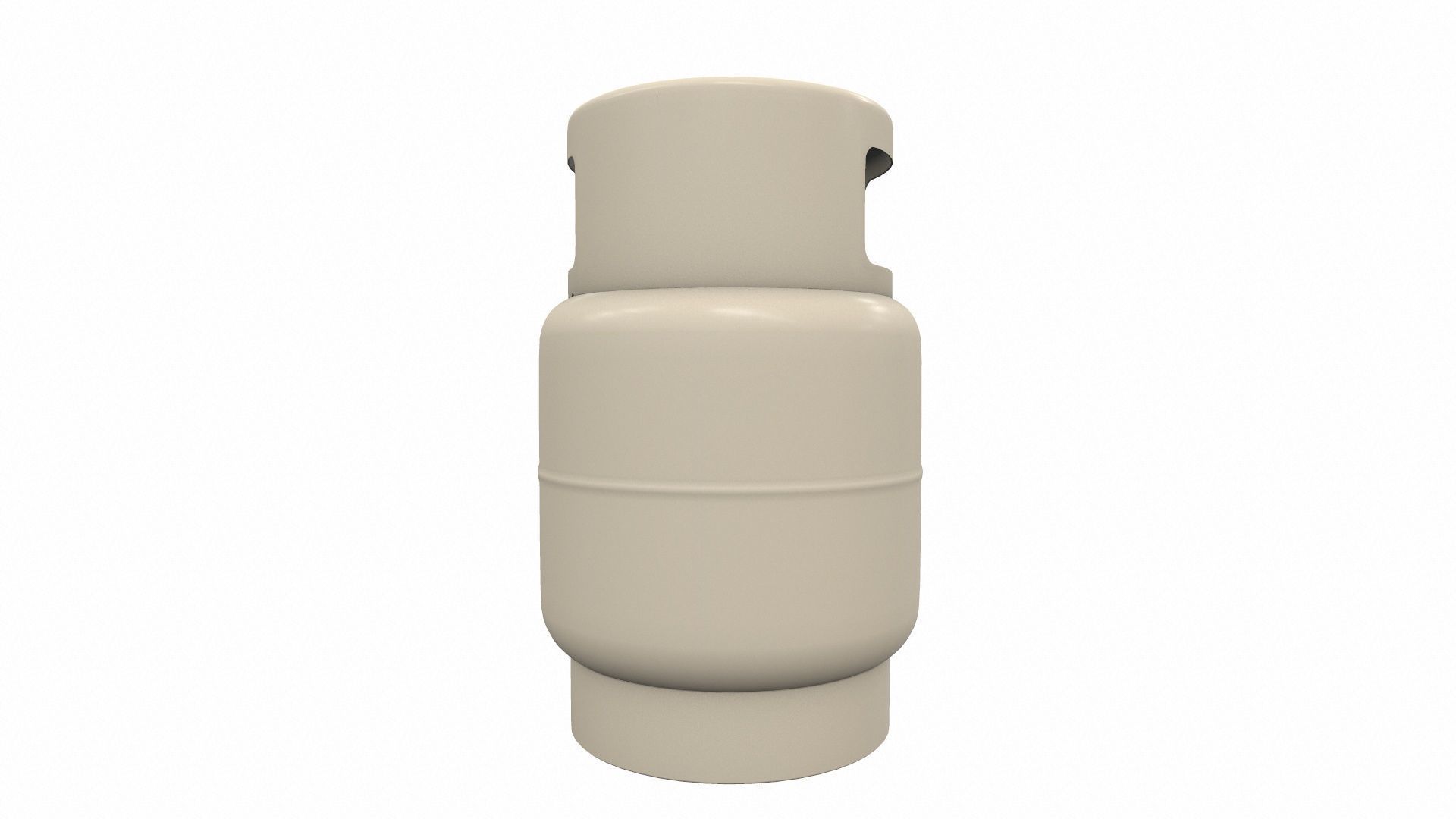 Gas Cylinder Low-poly 3D model_2