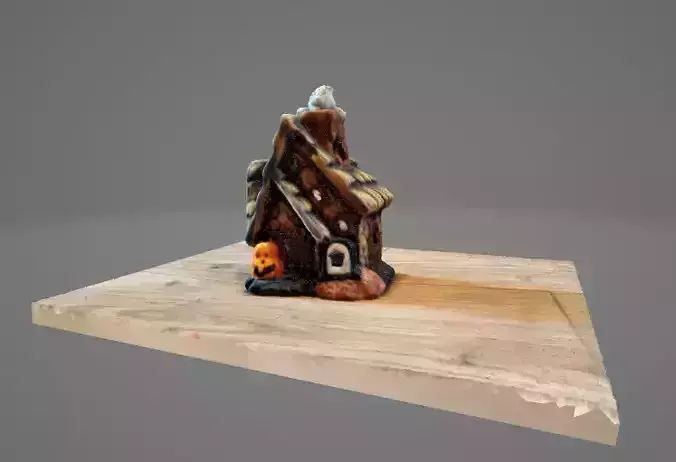 miniature house scan