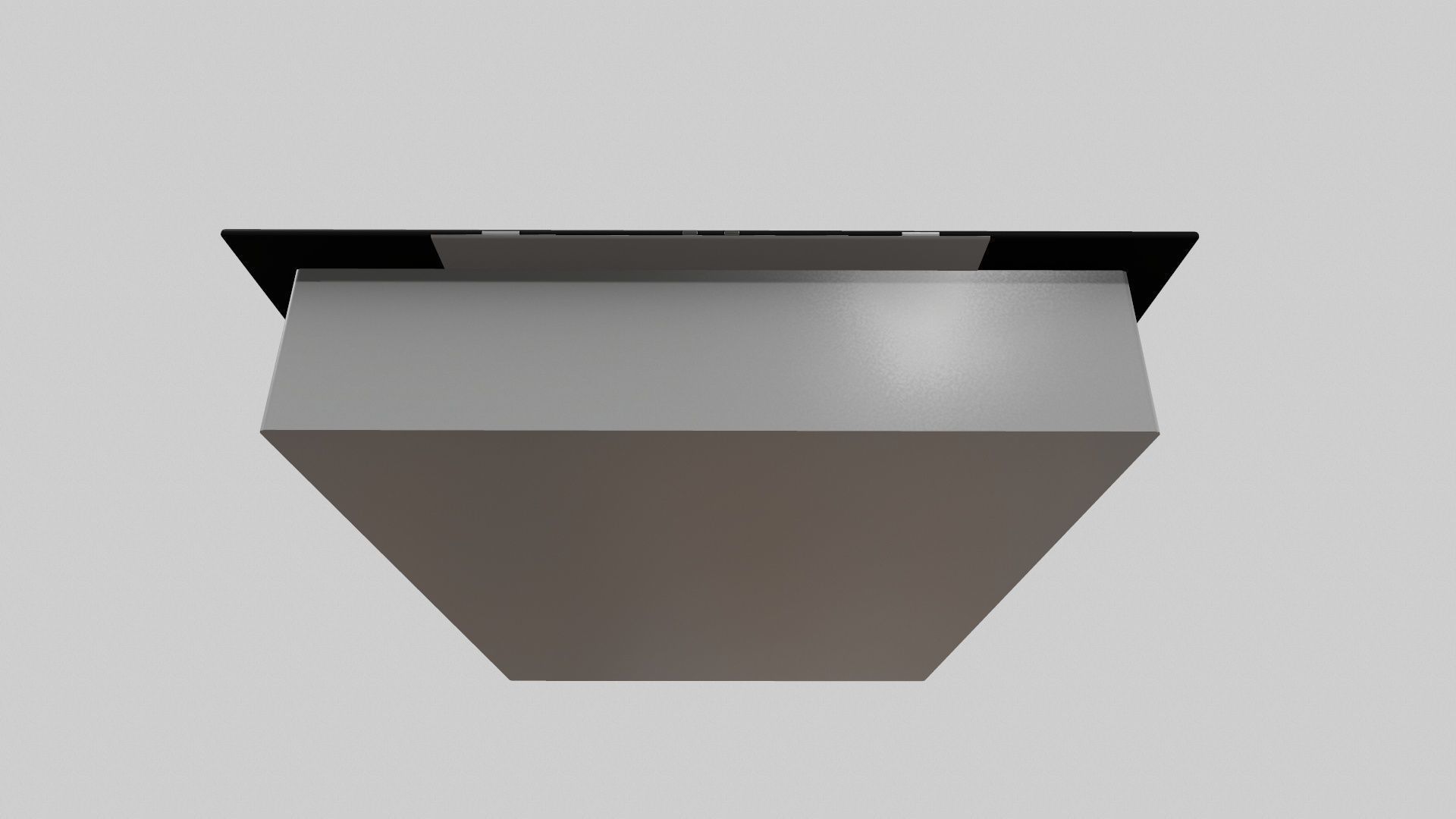 Black Induction Low-poly 3D model_5