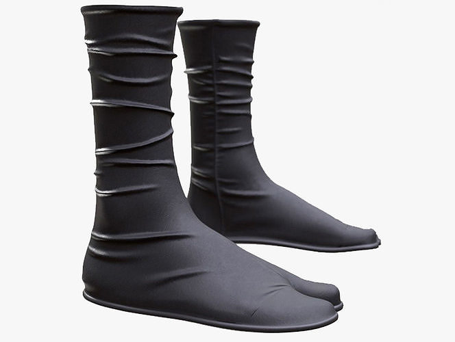 Warrior Shoes 78 - All MH Bodies - UE5 Skeletons - Rigged Low-poly 3D model