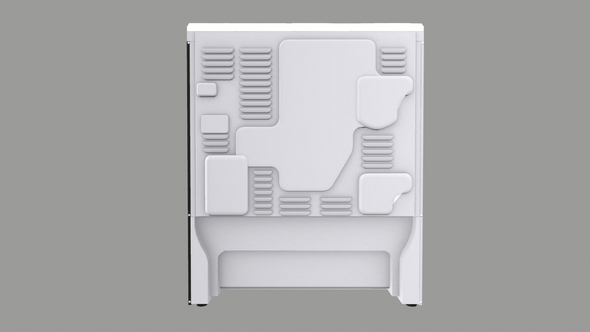 LG Introduces Air Fry and Oven Low-poly 3D model_4