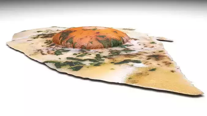 Fried Egg 3D model
