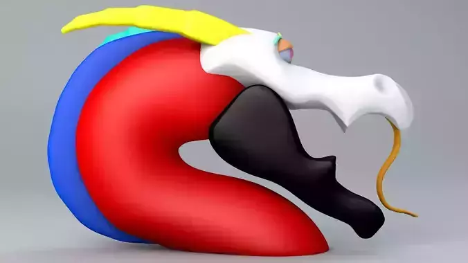 Snake Dragon 3D model