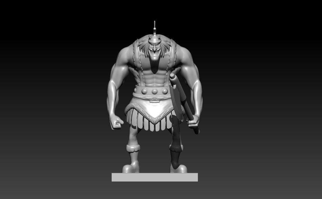 Kashii fan art - ELBAF - ONE PIECE - 3d print 3D print model_1