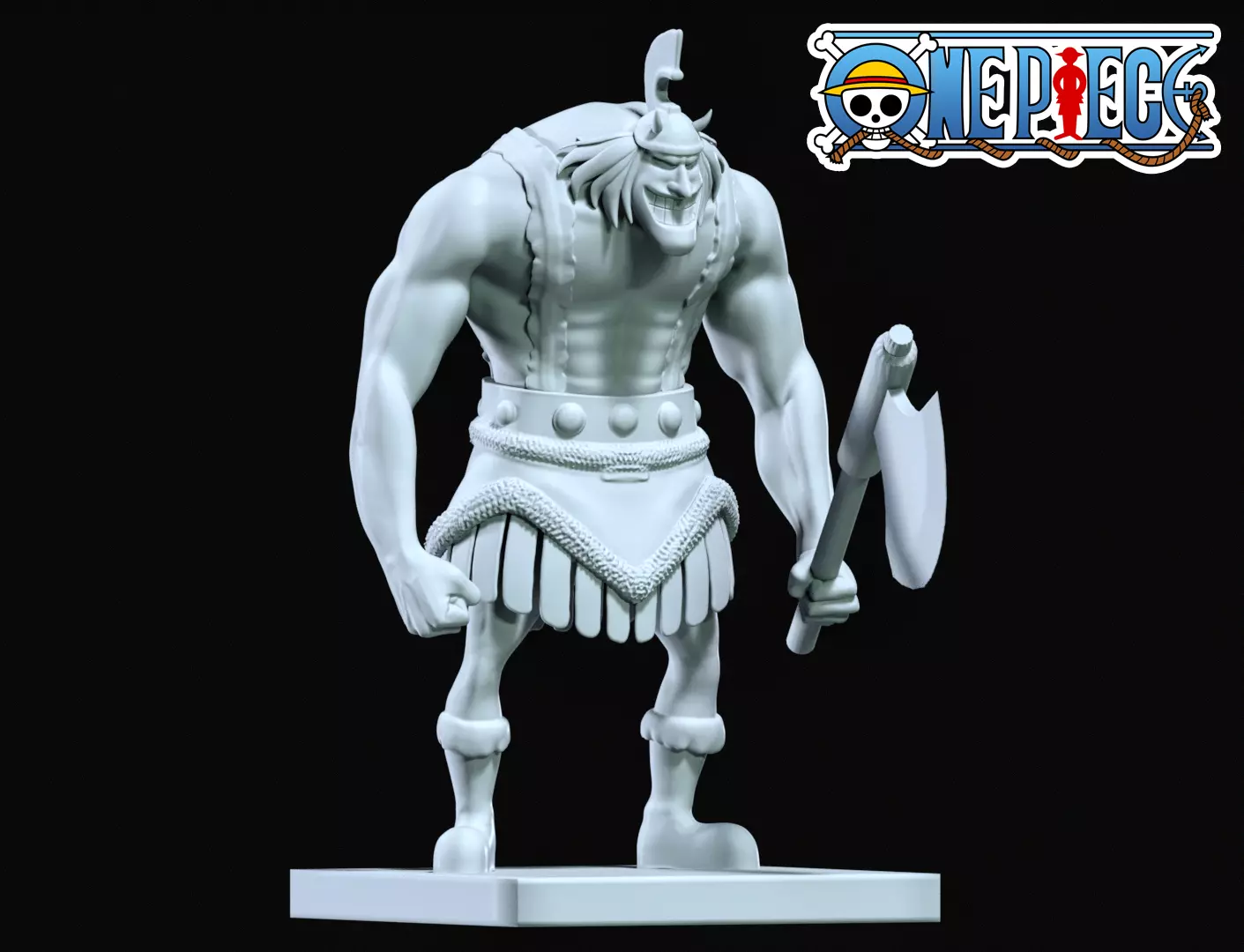 Kashii fan art - ELBAF - ONE PIECE - 3d print 3D print model_0