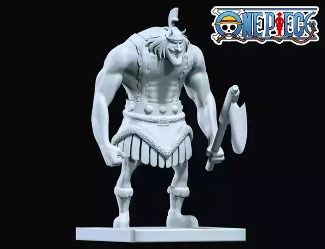 Kashii fan art - ELBAF - ONE PIECE - 3d print