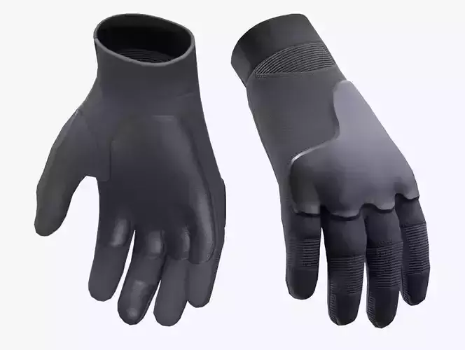 Warrior Gloves 76 - All MH Bodies - UE5 Skeletons - Rigged