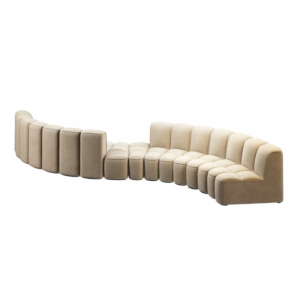 Array Sofa System Composition H by Mdf Italia 3D model_0