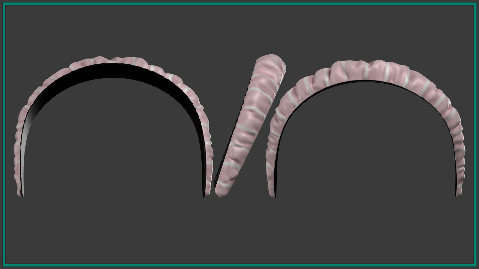 10 pieces female pajamas with texture and smart material 3D model_4