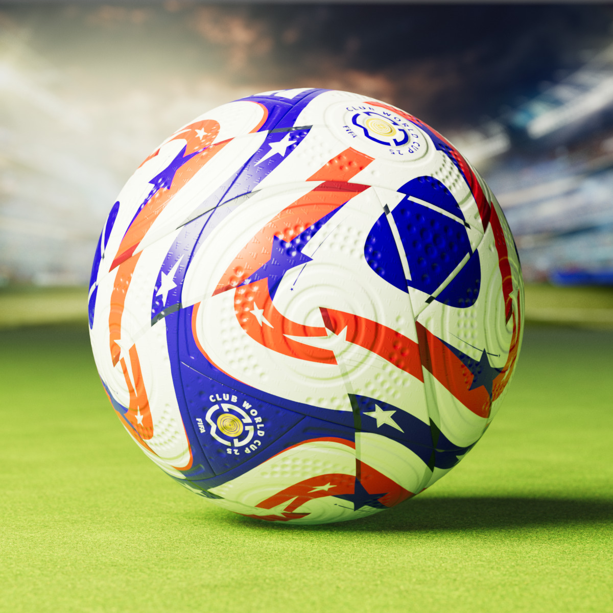 Club World Cup Ball 2025 USA 3D model_2