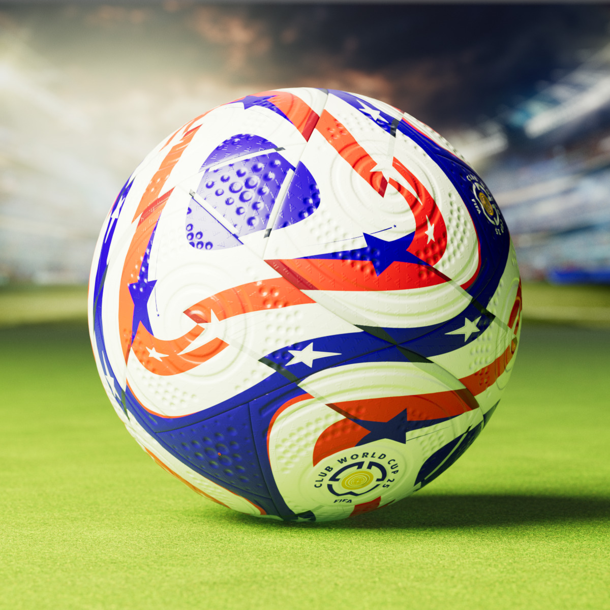 Club World Cup Ball 2025 USA 3D model_3
