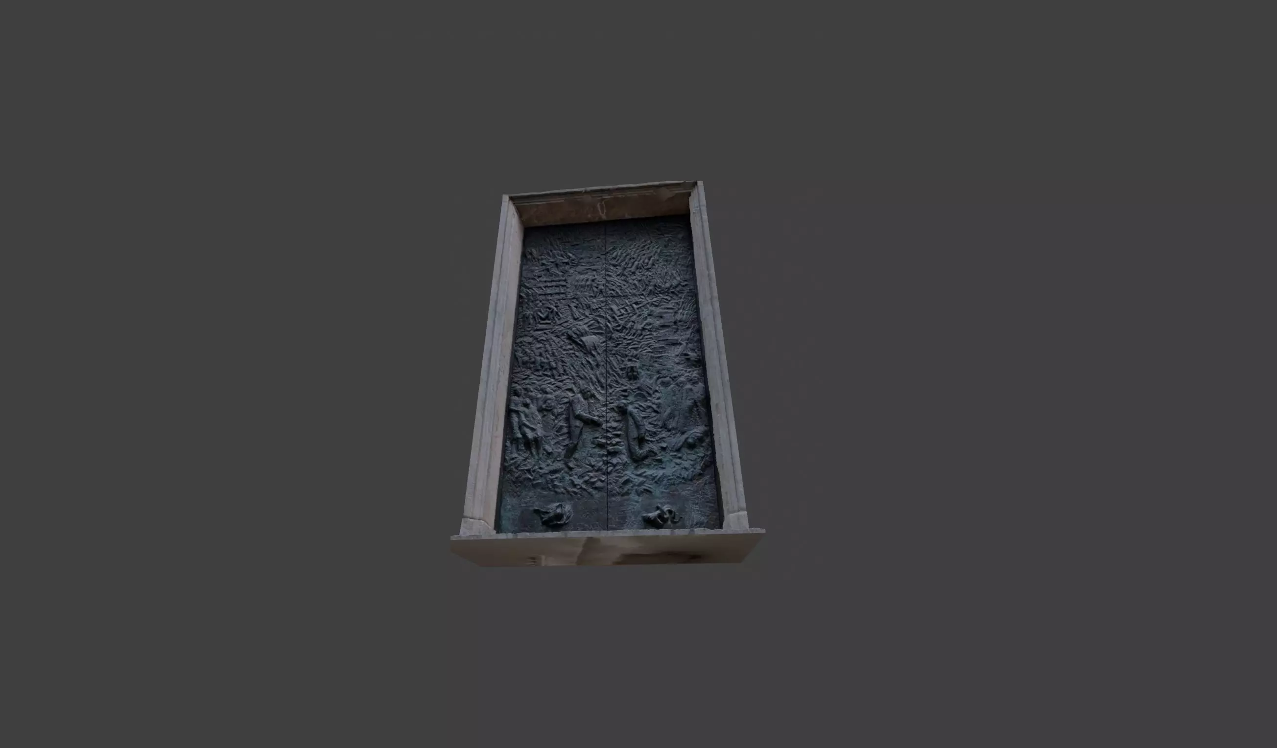 Berliener dome evil doors 3D model_0