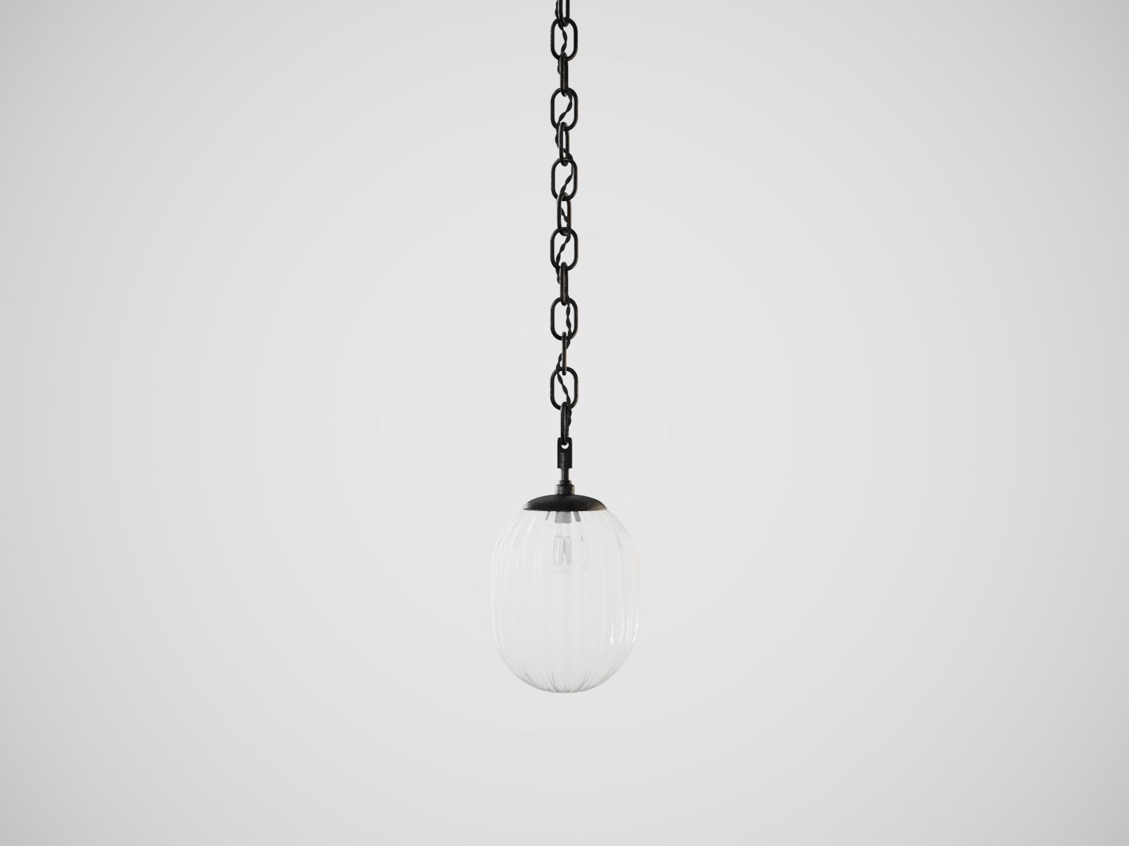 Seed Pendant in Rippled Opaline Glass by RW Guild 3D model_6