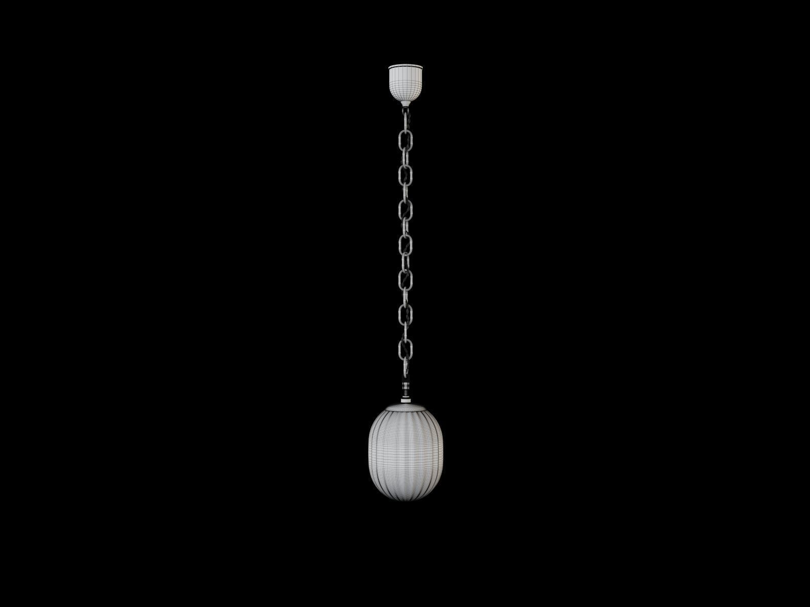 Seed Pendant in Rippled Opaline Glass by RW Guild 3D model_14