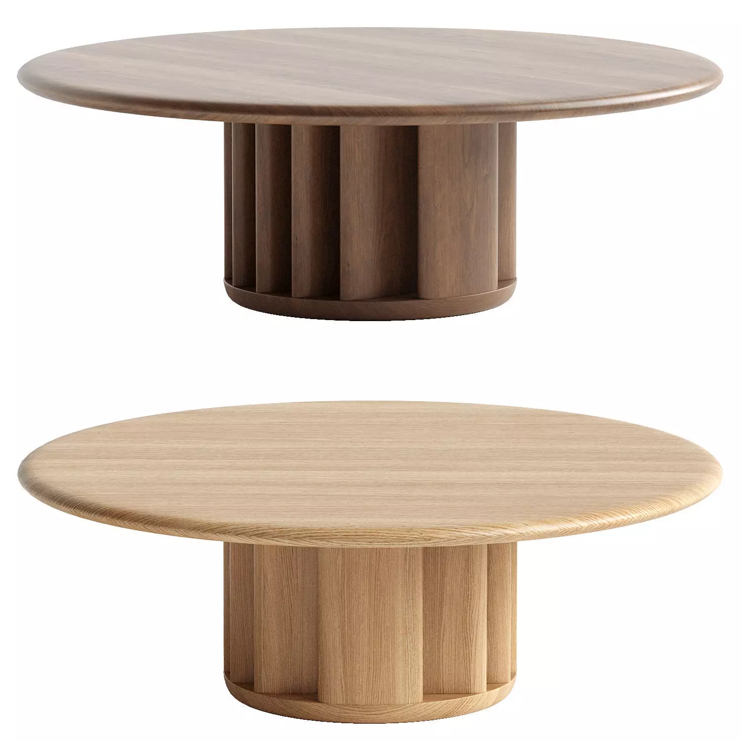 Grid coffee table 3D model_0