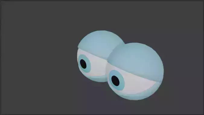 3D rigged eye