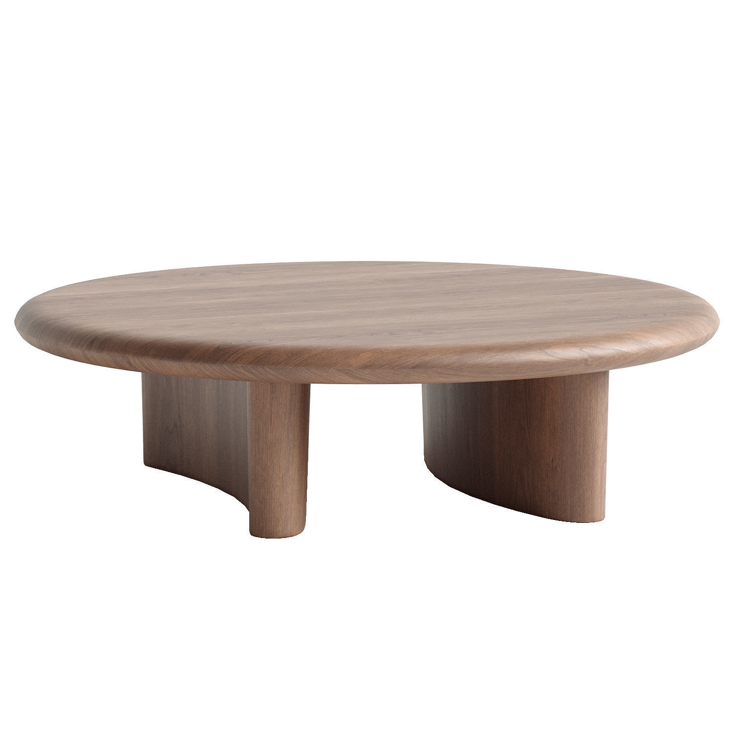 Monument round coffee table 3D model_1