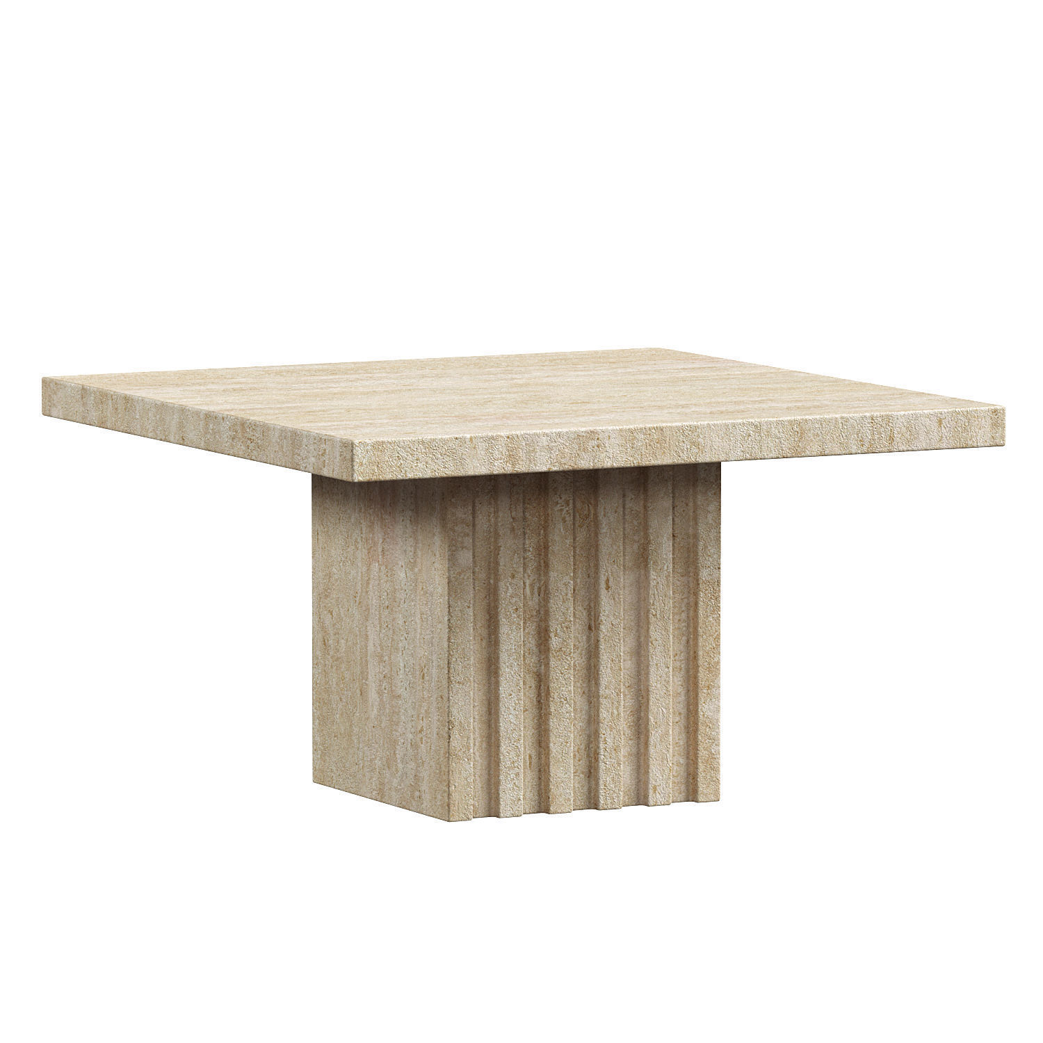 Atlas Travertine Coffee Table 3D model_3