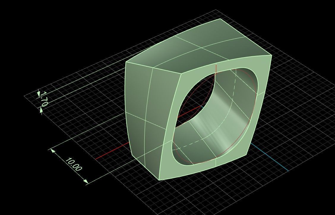 Frank Gehry for Tiffany ring 3D model_4