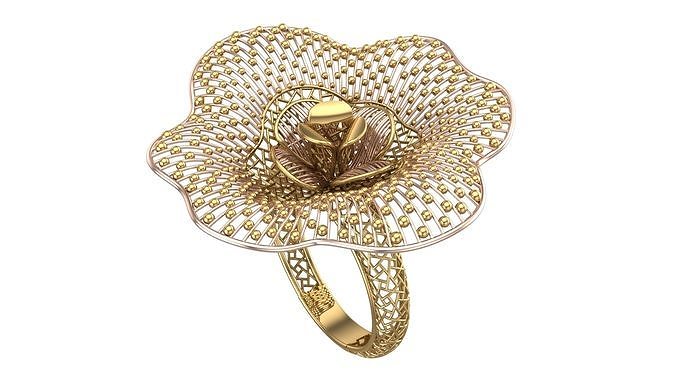 MOVABLE FUSION RING COLLECTION-RAK03- 3D print model