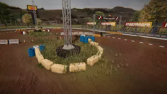 Reckless Race Track Pack 2 Low-poly 3D model