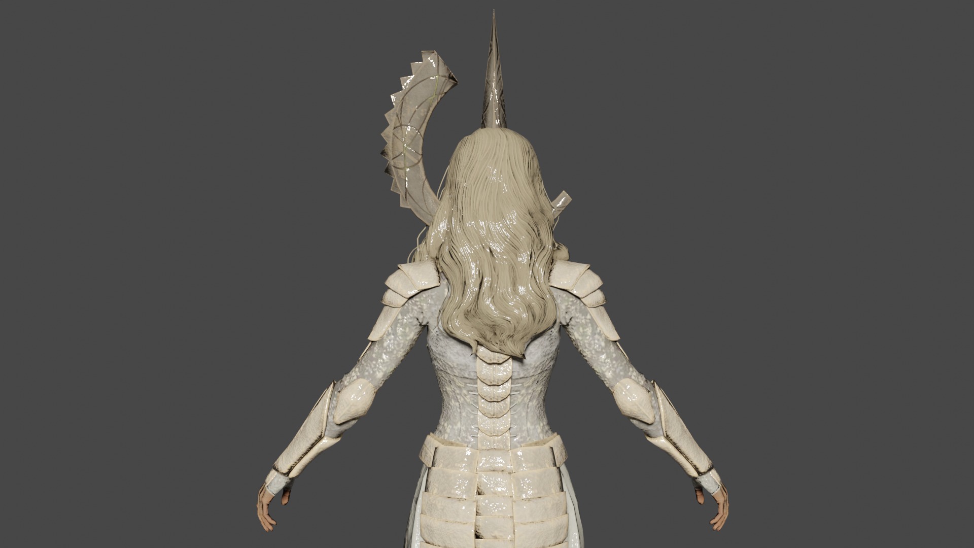 Thena  Low-poly 3D model_5