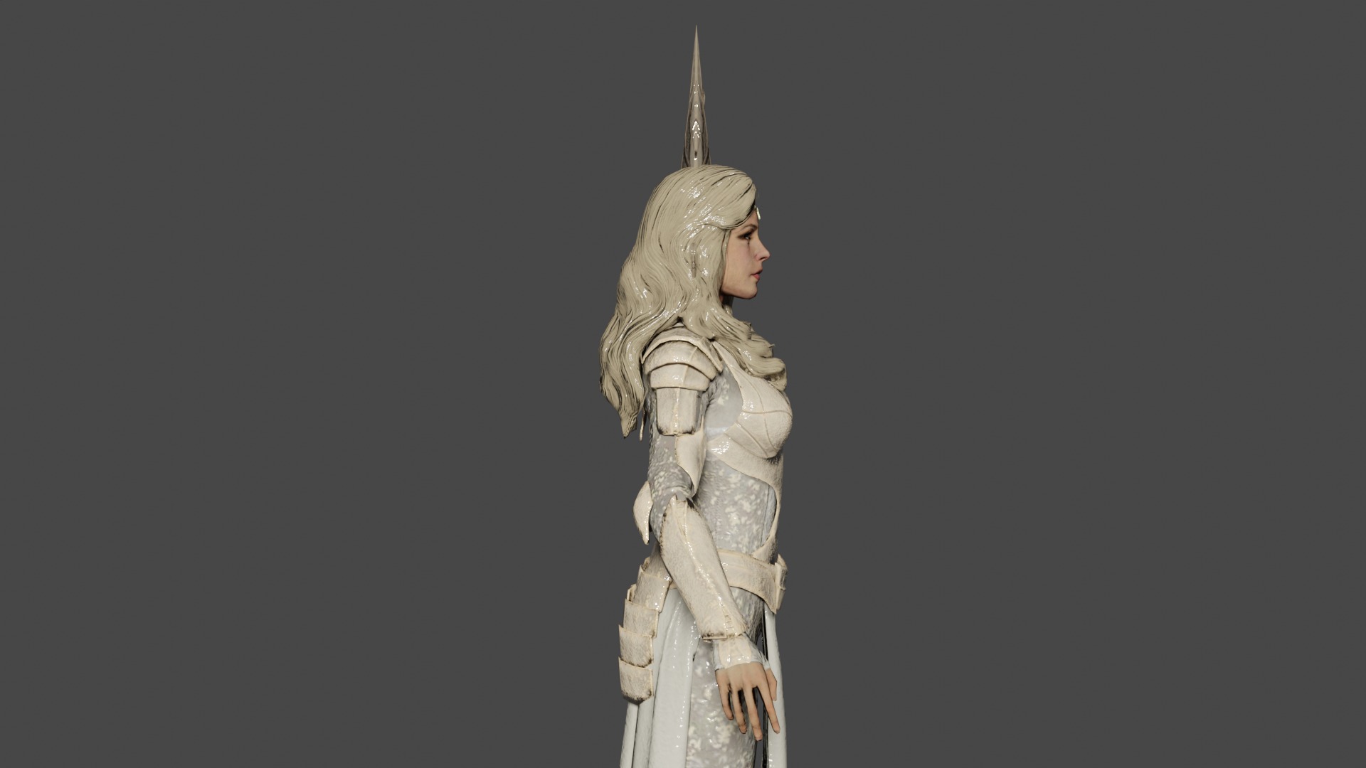 Thena  Low-poly 3D model_3