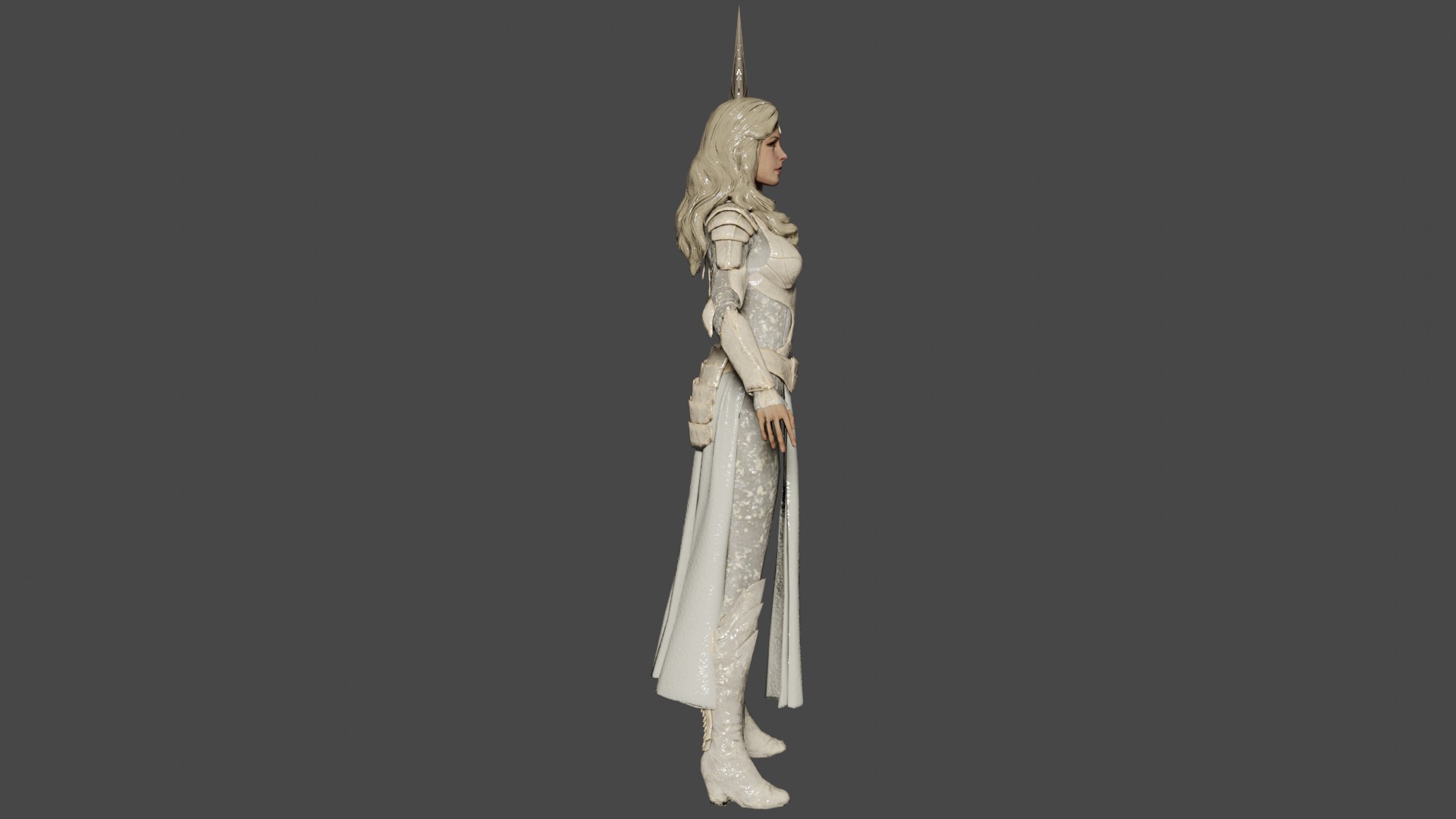 Thena  Low-poly 3D model_2
