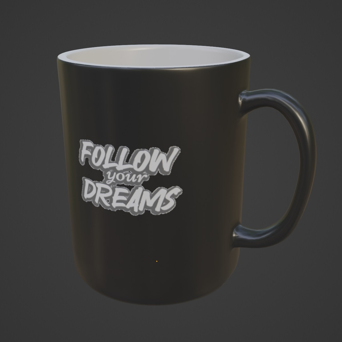 Coffee Cup 02 Low-poly 3D model_5