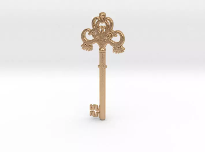 A Key 3D print model_0