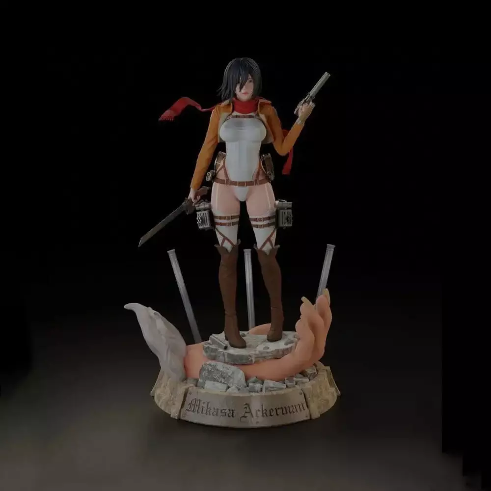 Mikasa Ackerman Figurines from Attack on Titan 3D Print Model 3D print model_0