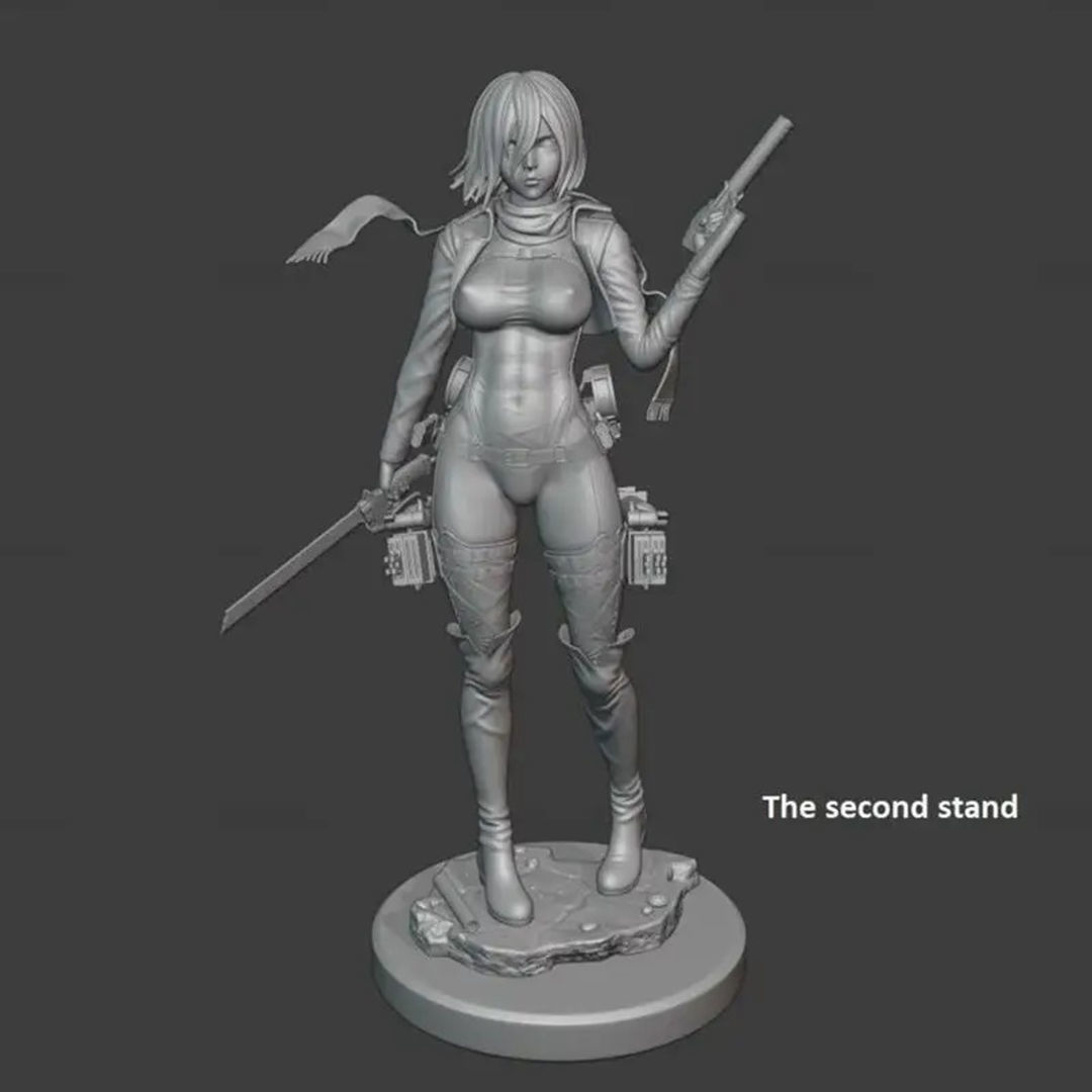 Mikasa Ackerman Figurines from Attack on Titan 3D Print Model 3D print model_8