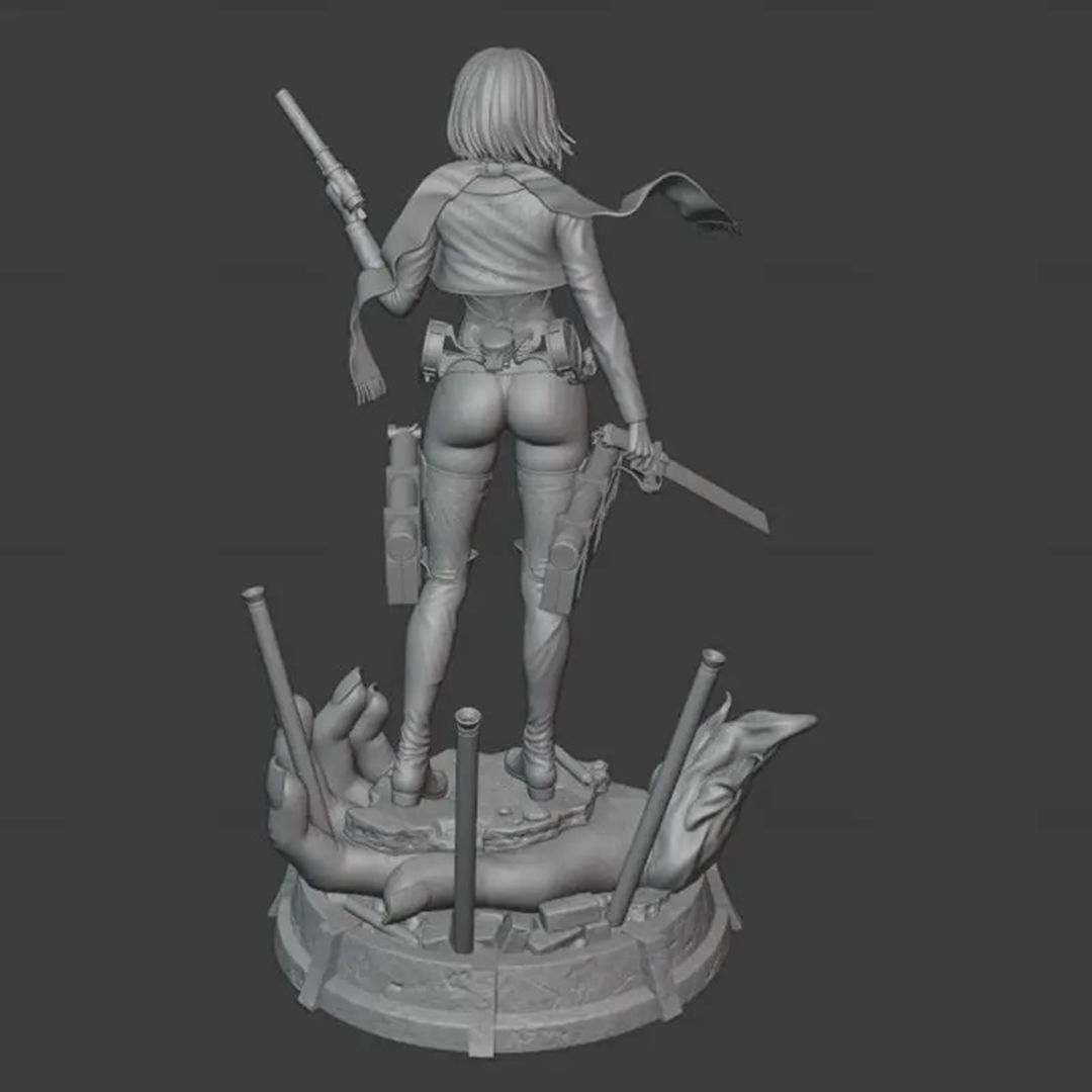 Mikasa Ackerman Figurines from Attack on Titan 3D Print Model 3D print model_10