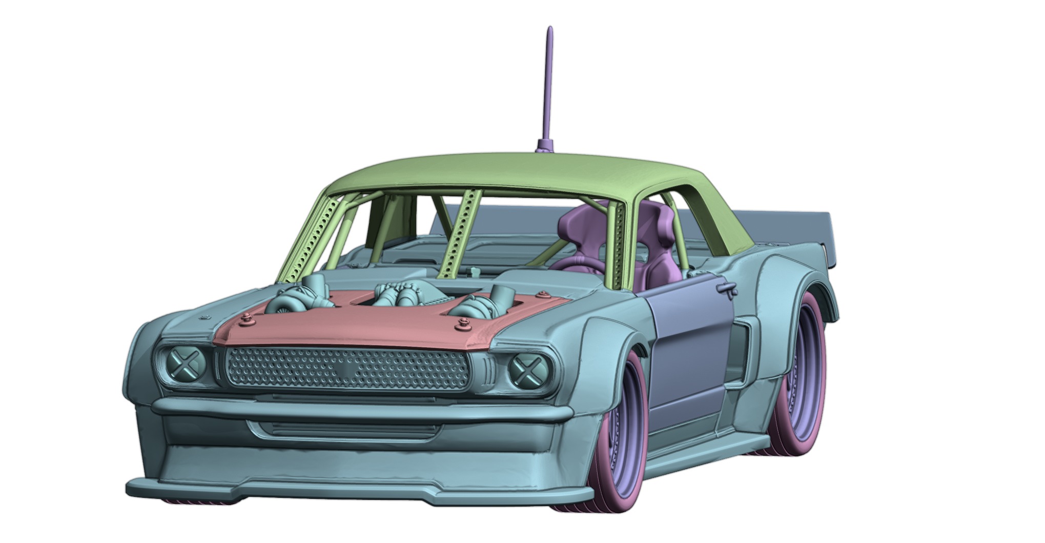 Hoonicorn V2 3d Print  3D print model_1