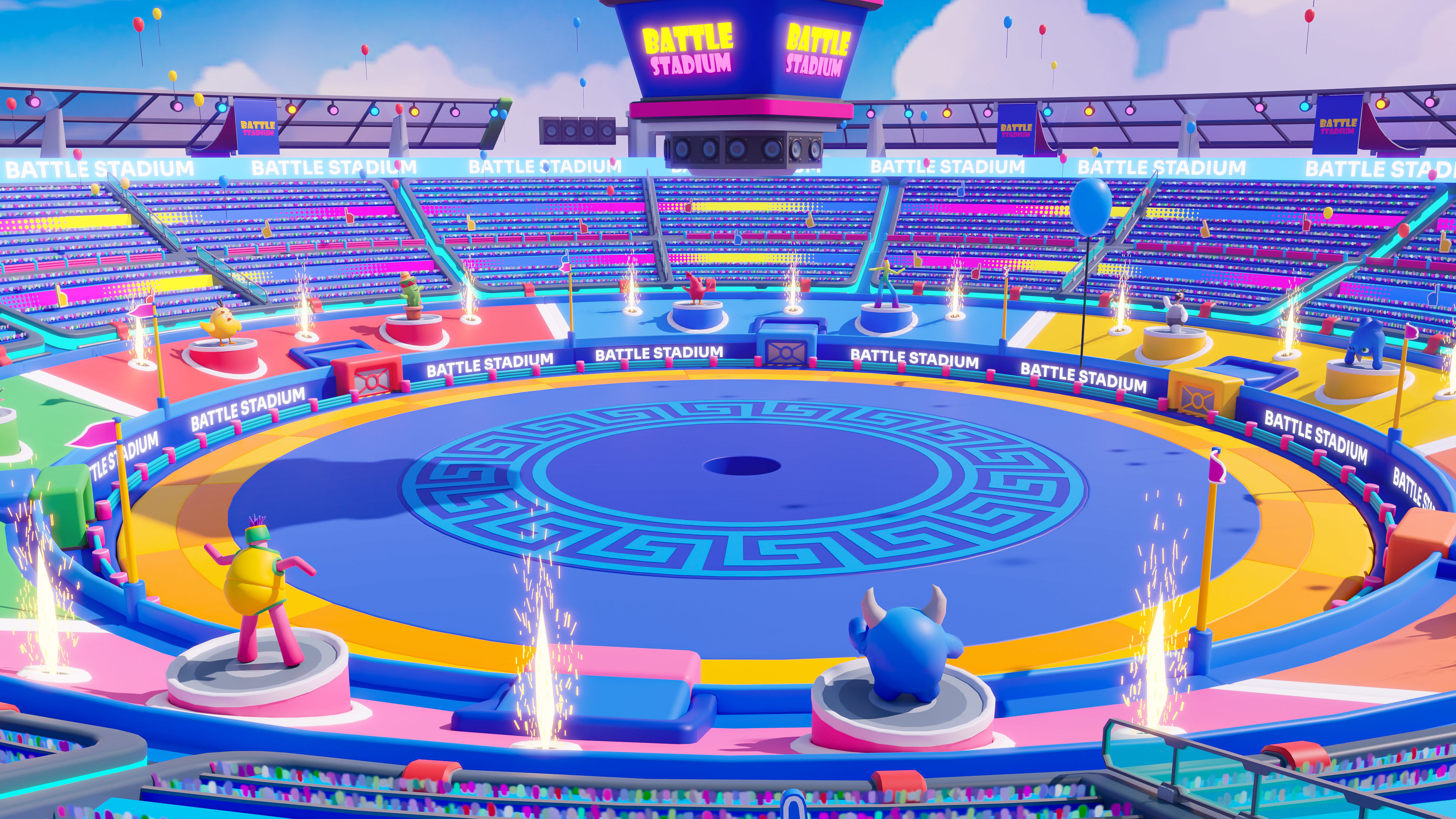 Battle Stadium Low-poly 3D model_6