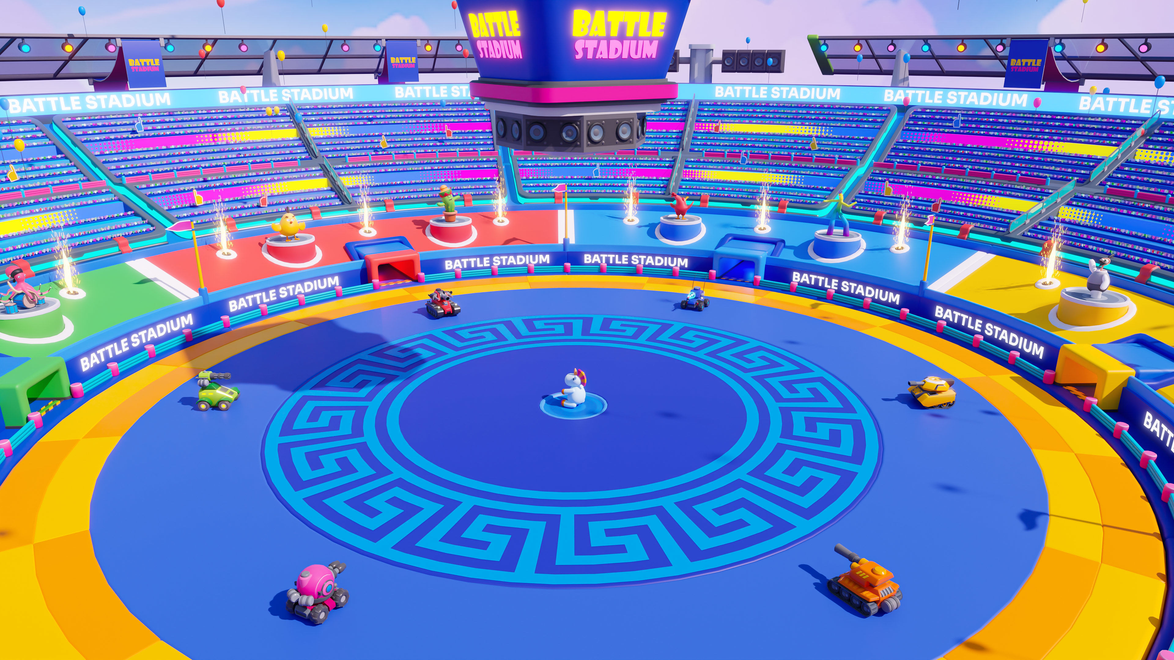 Battle Stadium Low-poly 3D model_19