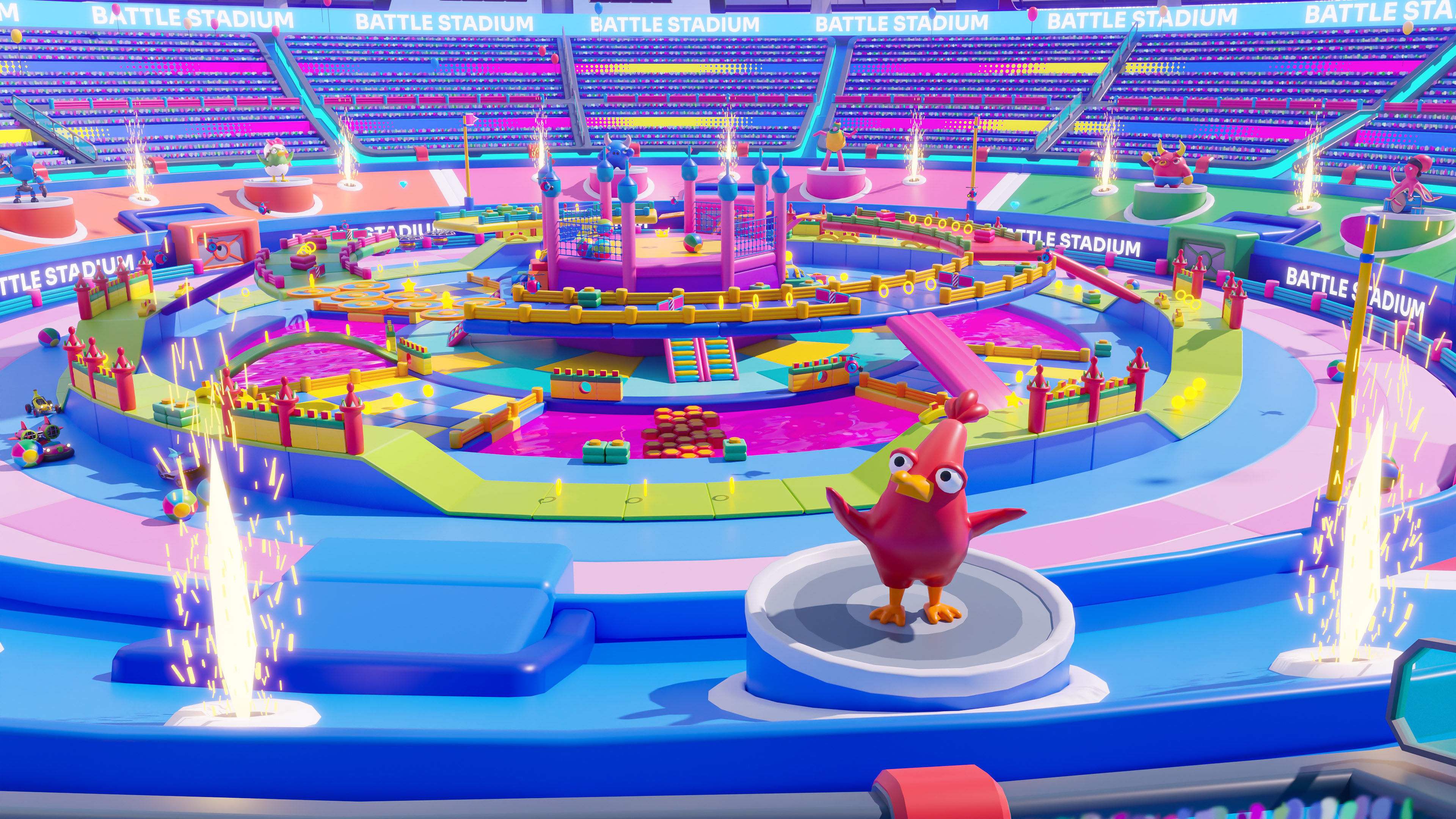 Battle Stadium Low-poly 3D model_7