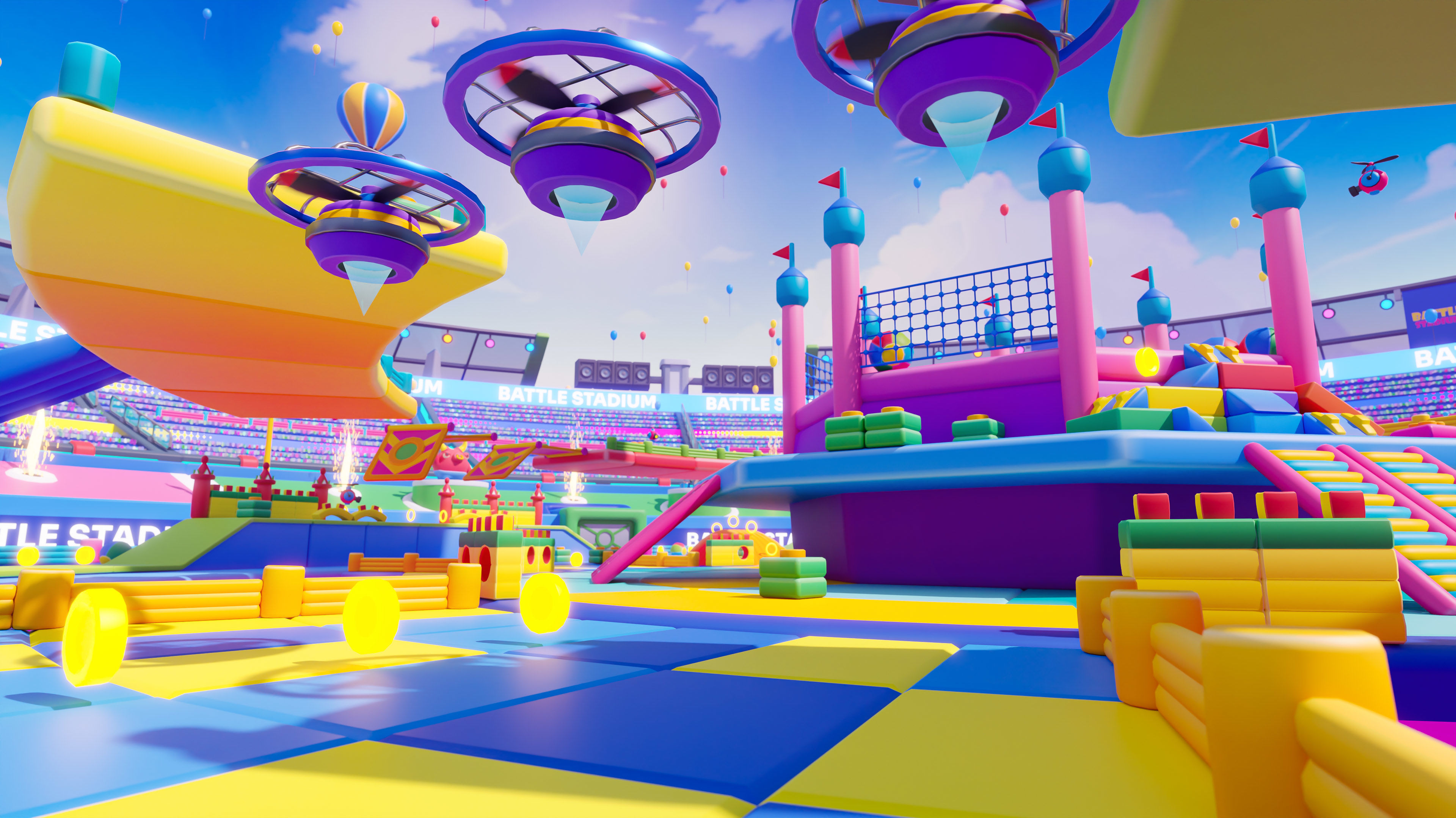 Battle Stadium Low-poly 3D model_10