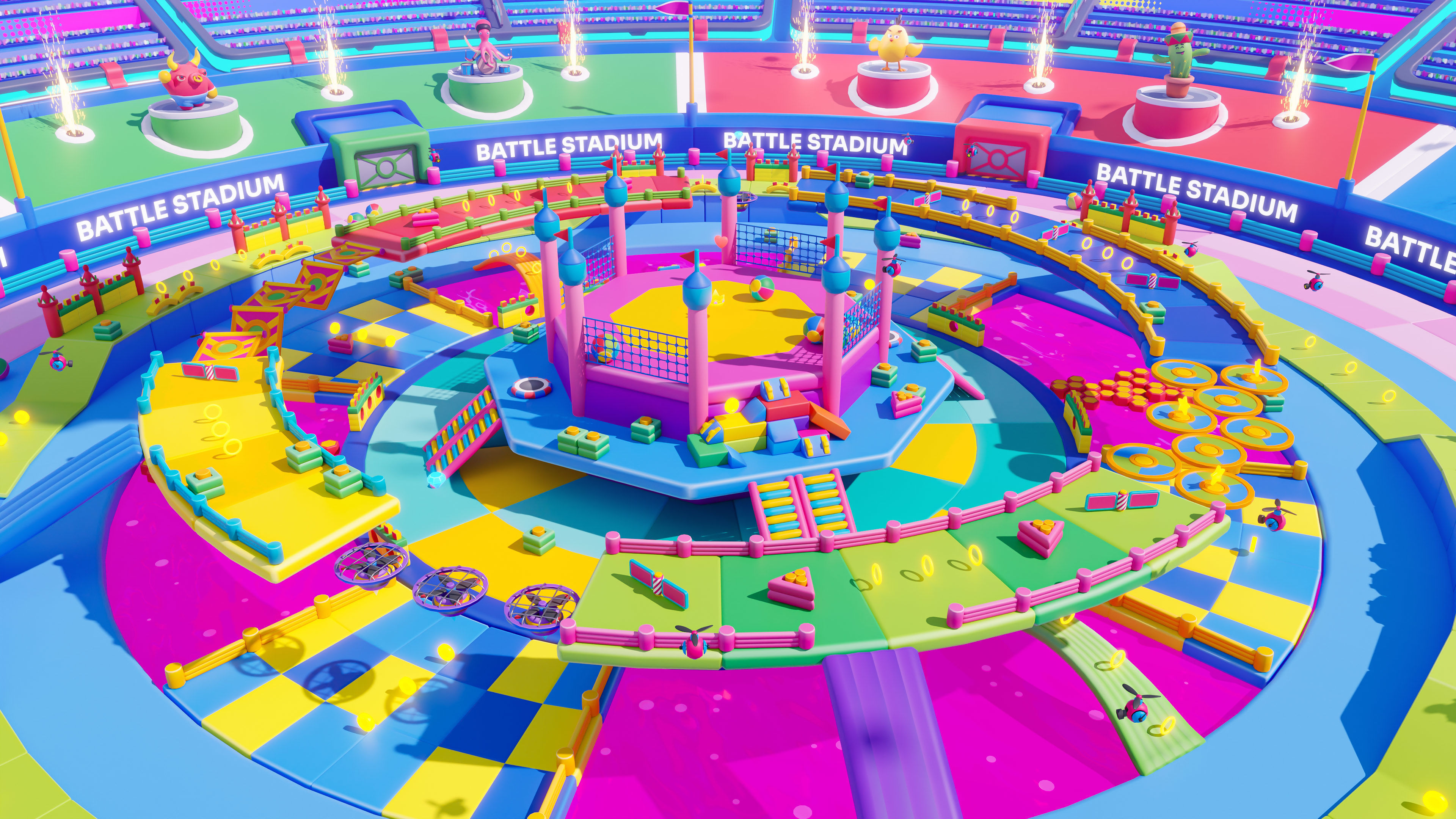 Battle Stadium Low-poly 3D model_11