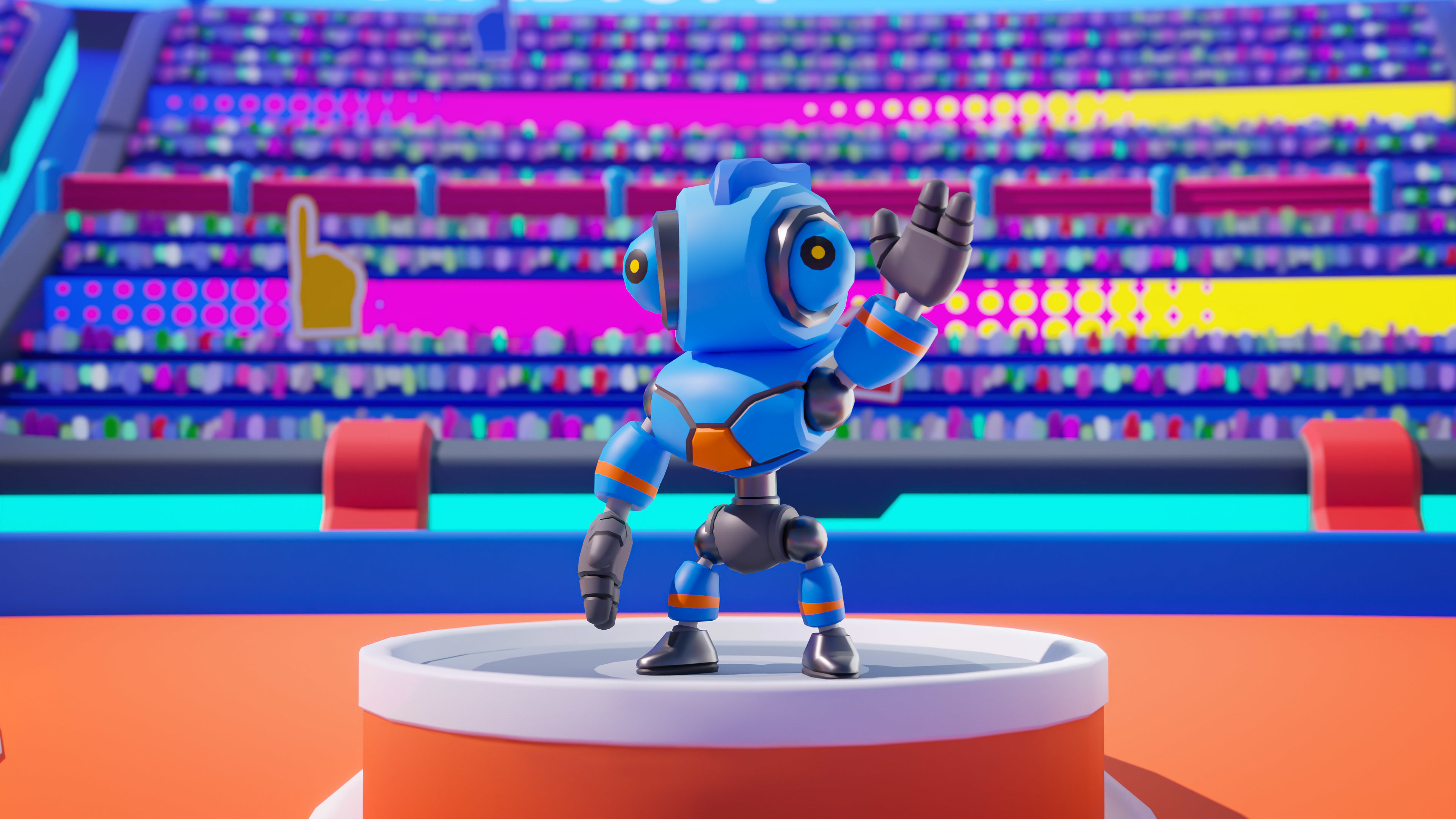 Battle Stadium Low-poly 3D model_20