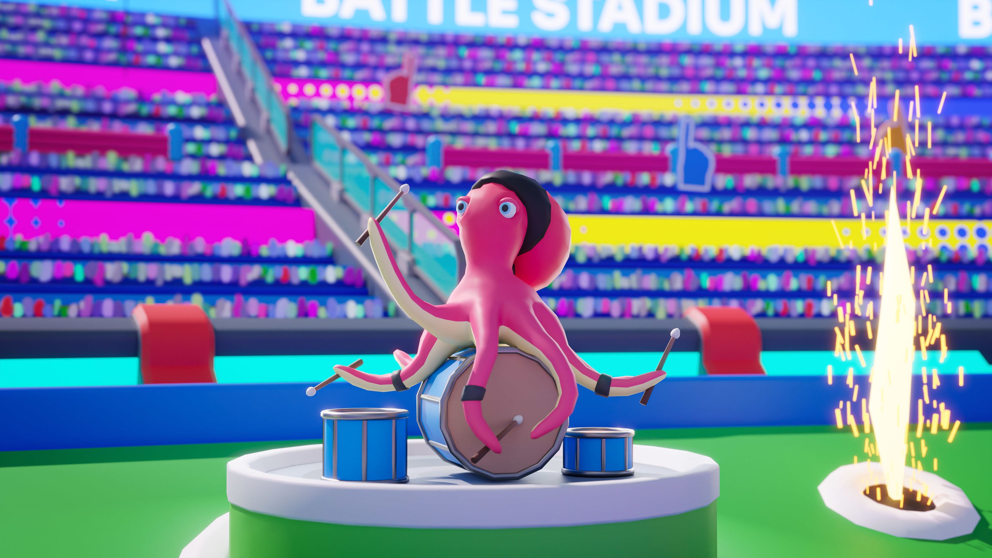 Battle Stadium Low-poly 3D model_21