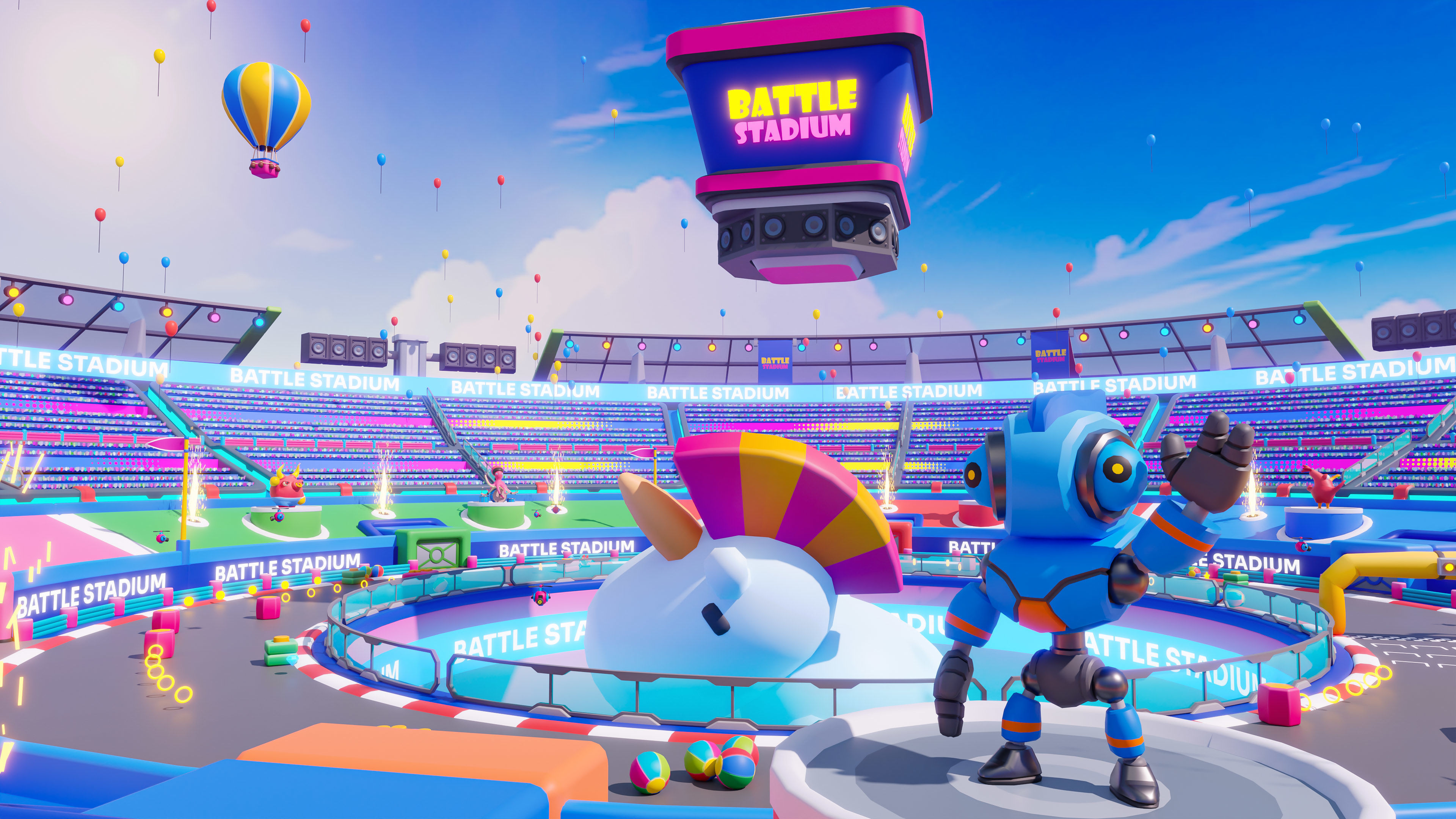 Battle Stadium Low-poly 3D model_16