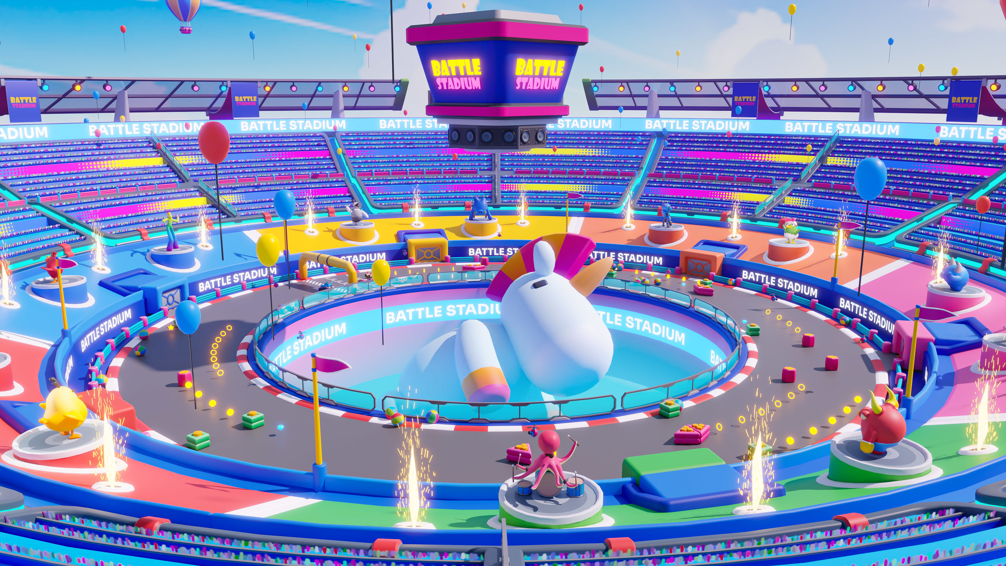 Battle Stadium Low-poly 3D model_12