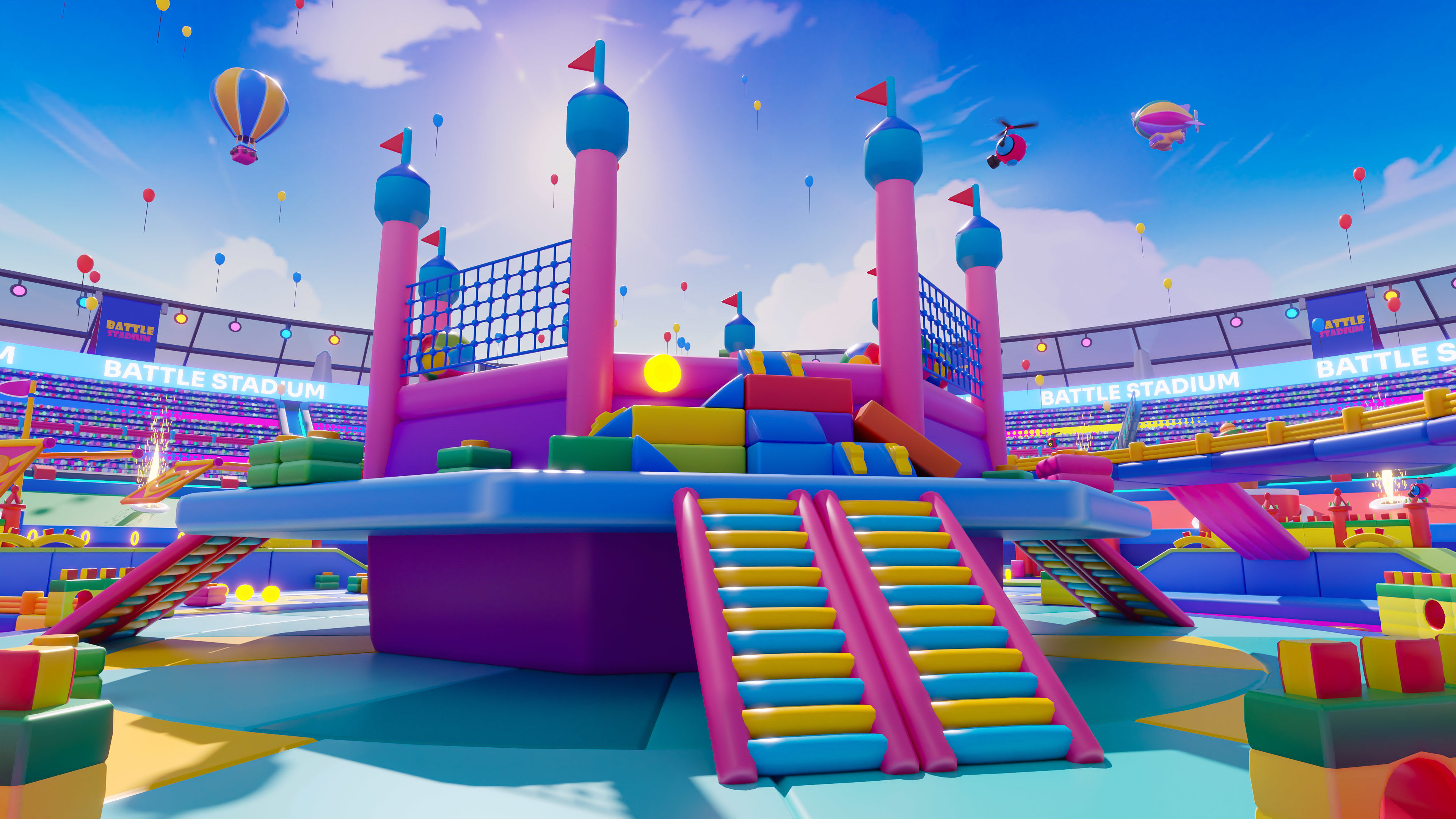 Battle Stadium Low-poly 3D model_9