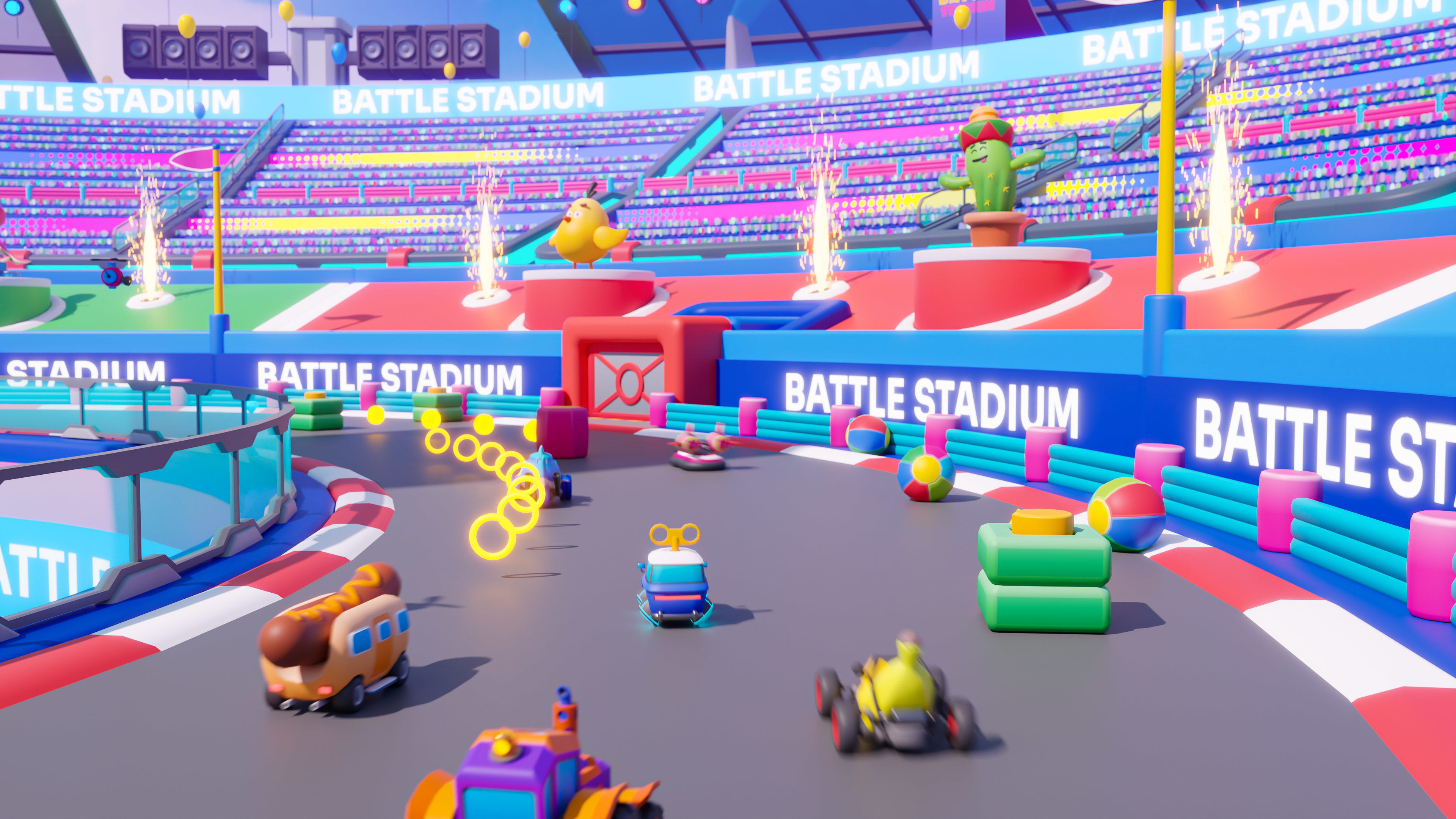 Battle Stadium Low-poly 3D model_14