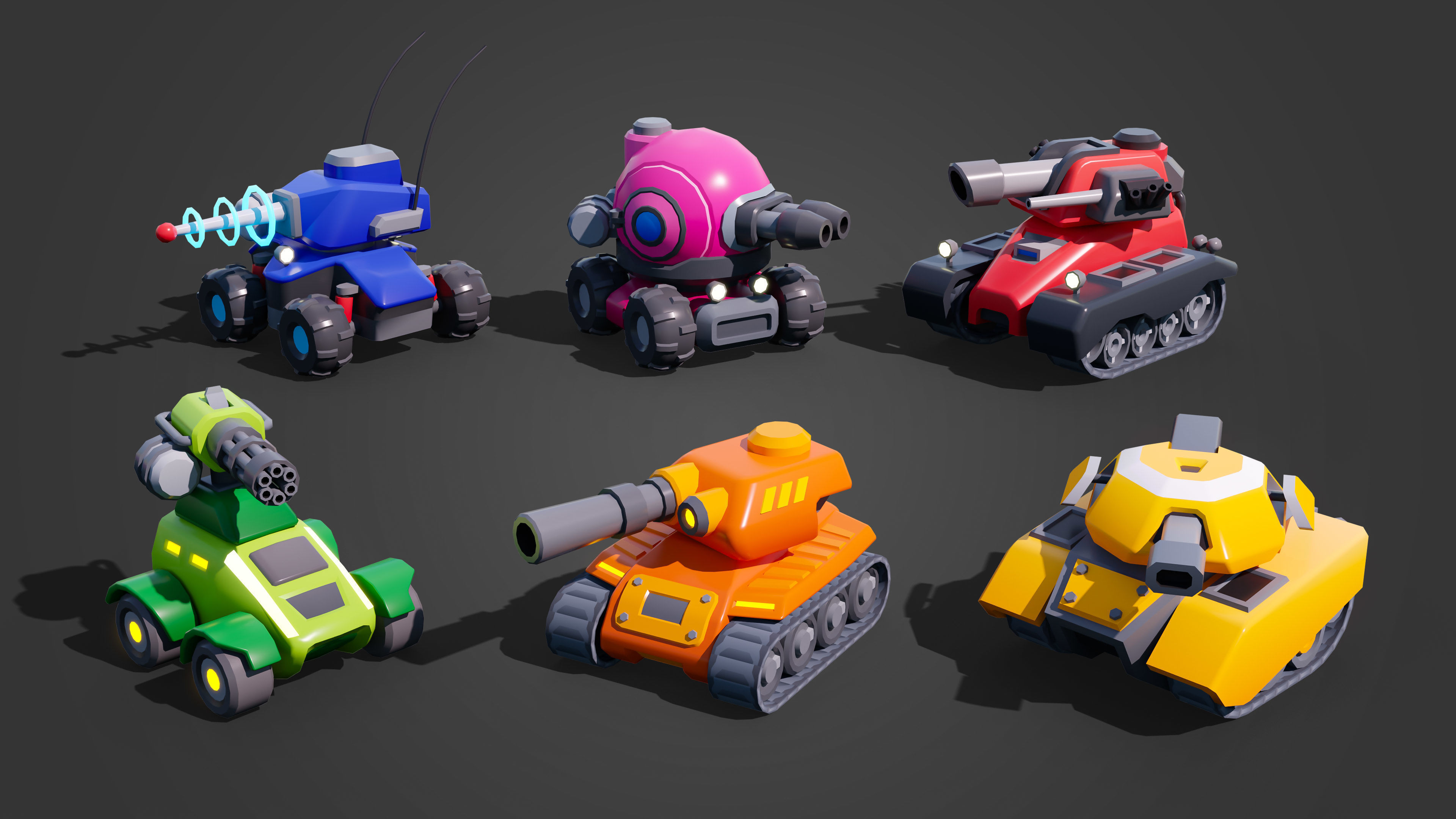 Battle Stadium Low-poly 3D model_31