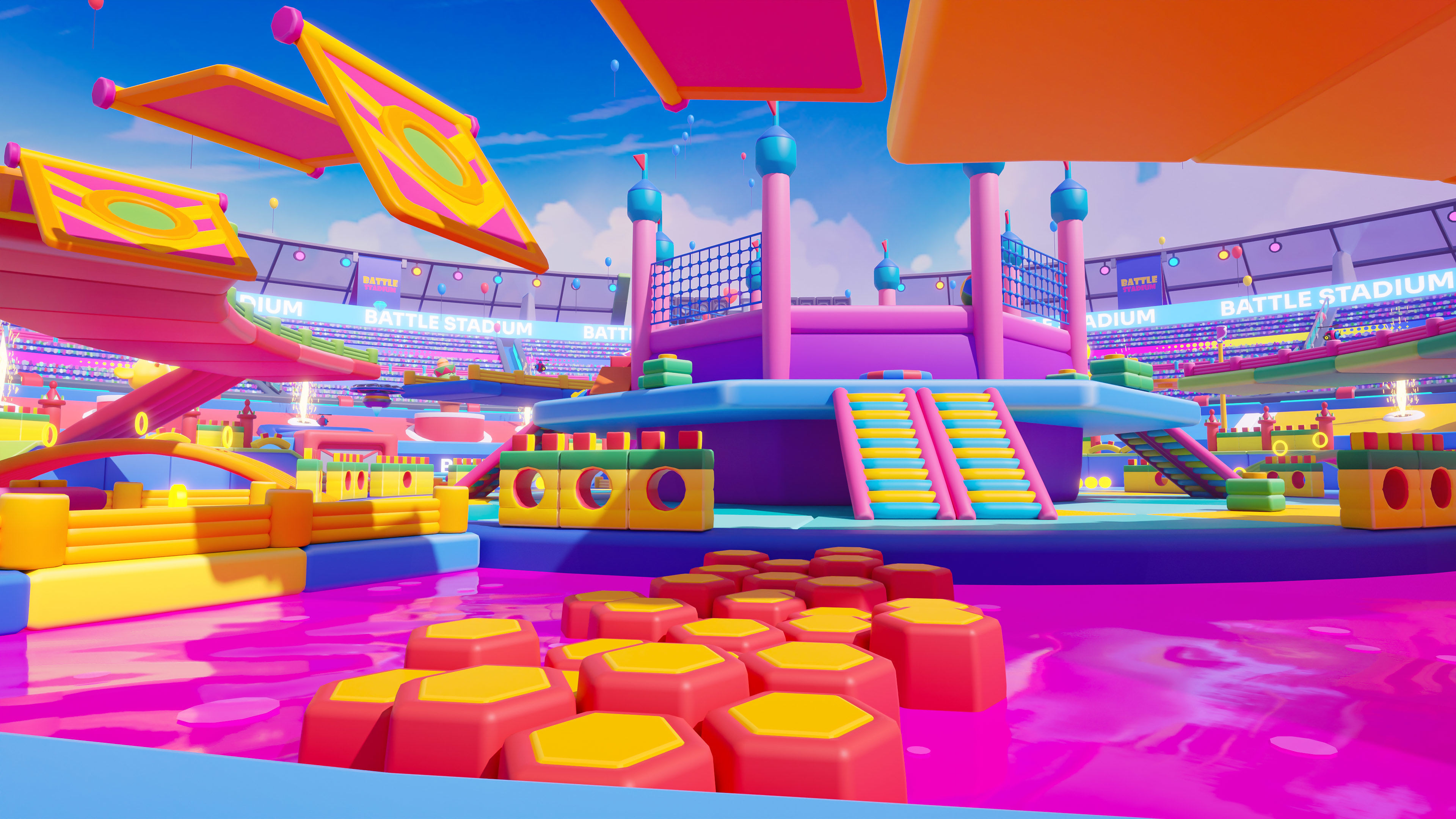 Battle Stadium Low-poly 3D model_8