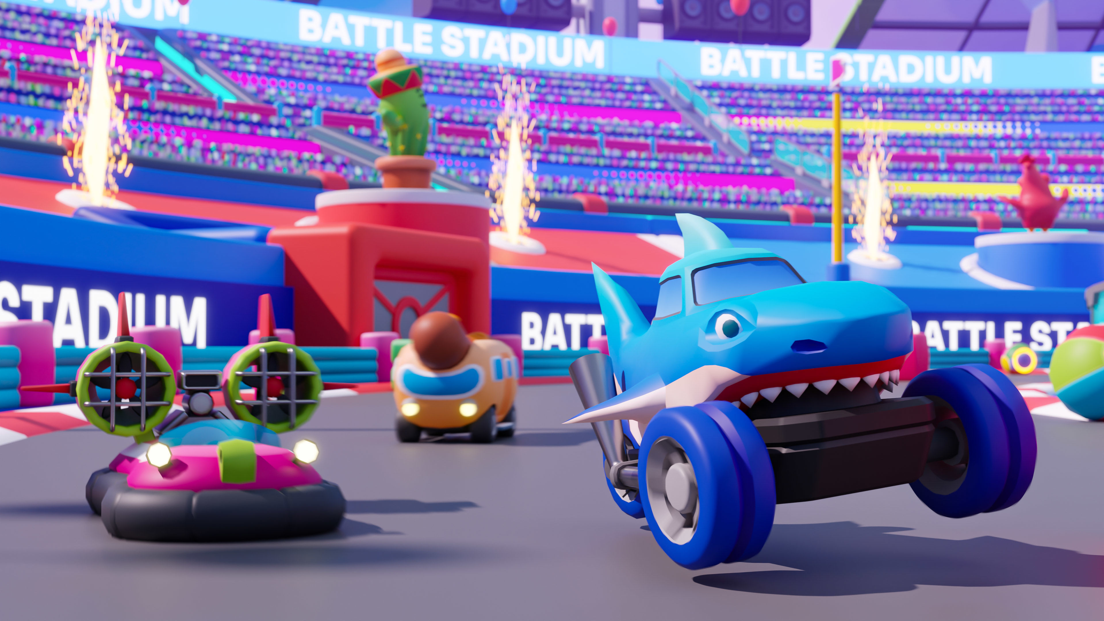 Battle Stadium Low-poly 3D model_15