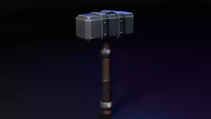 fantasy medieval war hammer