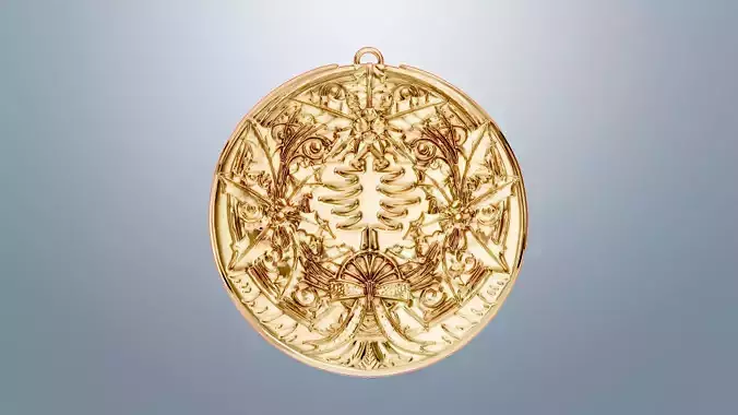 Christmas Wreath Ornamnet and Pendant 3D print model